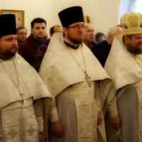 Архиепископ Артемий совершил чин освящения храма в честь Августовской иконы Божией Матери
