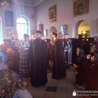 Архиепископ Артемий возглавил чтение Великого канона в Свято-Владимирской церкви города Гродно