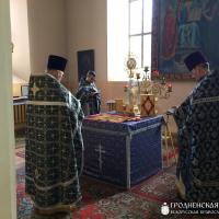 В храме святителя Николая поселка Берестовица состоялось соборное богослужение
