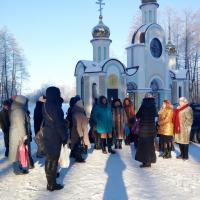 Прихожане храма агрогородка Обухово совершили паломничество в Свято-Елисеевский Лавришевский монастырь