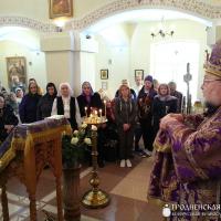 Архиепископ Артемий совершил литургию в храме святителя Луки при Гродненской областной больнице