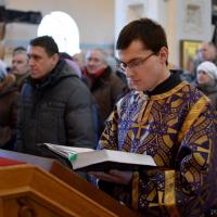 В Неделю 2-ю Великого поста архиепископ Артемий возглавил литургию в Покровском соборе