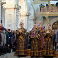 В Неделю 2-ю Великого поста архиепископ Артемий возглавил литургию в Покровском соборе