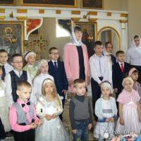 Пасхальный утренник в Свято-Михайловской церкви Скиделя