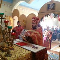 Архиепископ Артемий совершил литургию в малом храме в честь святой праведной Софии деревни Коробчицы