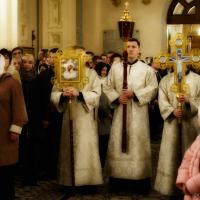 Архиепископ Артемий возглавил пасхальные богослужения в кафедральном соборе Гродно