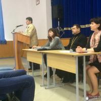 Священник принял участие в областной акции «Pro - здоровье» в Волковысском аграрном колледже