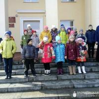Школьники посетили храм Преображения Господня г. п. Сопоцкин