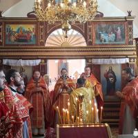 В храме деревни Турейск состоялось соборное богослужение духовенства Щучинского благочиния
