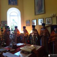 В храме деревни Колонтаи состоялось соборное богослужение священнослужителей Волковысского благочиния