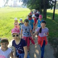 Учащиеся воскресной школы прихода Благовещения Пресвятой Богородицы города Волковыска побывали в походе