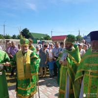 В день Святого Духа архиепископ Артемий совершил литургию в храме агрогородка Озеры