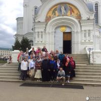 Прихожане Скидельского благочиния совершили паломничество в Дивеевский монастырь