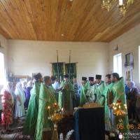 Соборное богослужение священнослужителей Щучинского благочиния в храме поселка Радунь