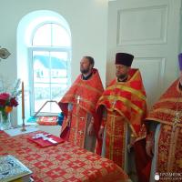 Соборное богослужение Мостовского благочиния в храме Рождества Иоанна Предтечи агрогородка Лунно