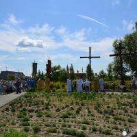 Крестный ход в честь Собора Всех Белорусских Святых в городе Мосты
