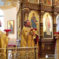 Архиепископ Артемий совершил литургию в кафедральном соборе Гродно