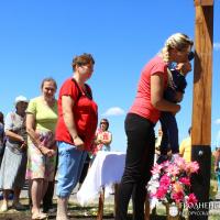 В деревне Бондари установили поклонный крест