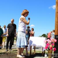 В деревне Бондари установили поклонный крест