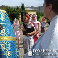 Пребывание иконы Жировичской Божией Матери в приходе храма в честь Рождества Христова г. Гродно