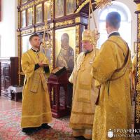В день 1030-летия Крещения Руси архиепископ Артемий совершил литургию в Свято-Владимирской церкви города Гродно
