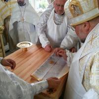 Архиепископ Артемий совершил чин освящения обновленного храма в честь святой преподобной Марфы города Гродно