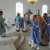 В храме Преображения Господня поселка Сопоцкин состоялось соборное богослужение духовенства Скидельского благочиния