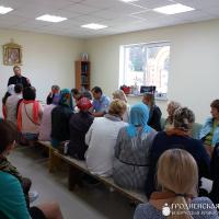 В храме преподобномученика Серафима Жировичского города Гродно прошла лекция о проблеме алгоколизма