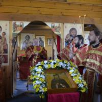 Архиепископ Артемий совершил литургию в малом храме прихода преподобномученика Афнасия Брестского города Гродно