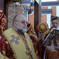 Архиепископ Артемий совершил литургию в малом храме прихода преподобномученика Афнасия Брестского города Гродно