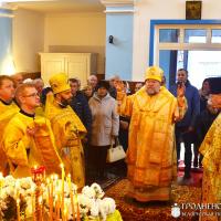 Архиепископ Артемий совершил литургию в храме деревни Самуйловичи