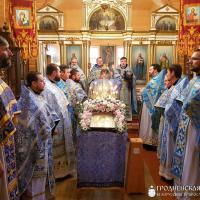 В храме деревни Поречье состоялось соборное богослужение духовенства Скидельского благочиния