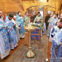 В храме деревни Поречье состоялось соборное богослужение духовенства Скидельского благочиния