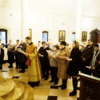 В Никольском храме города Гродно состоялась литургия с народным пением