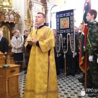 Архиепископ Артемий совершил литургию в кафедральном соборе и вручил награды представителям Гродненской пограничной группы