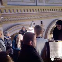 Архиепископ Артемий совершил литургию в кафедральном соборе города Гродно