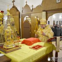 В день памяти святителя Николая Чудотворца архиепископ Артемий совершил литургию в домовой церкви Архиерейского Подворья