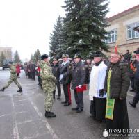 Священник принял участие в торжественной церемонии в 4-ом отдельном специальном милицейском батальоне