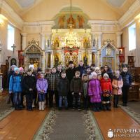 Учащиеся школы №2 поселка Зельва посетили храм Святой Троицы