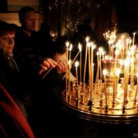 В канун праздника Рождества Христова архиепископ Артемий возглавил всенощное бдение в кафедральном соборе города Гродно