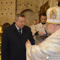 Архиепископ Артемий совершил освящение престола обновленной Коложской церкви