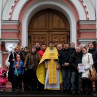 1 января братья православного общества трезвости &quot;Покровское&quot; дали обет трезвости