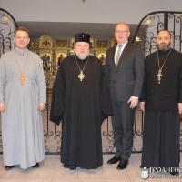 Архиепископ Артемий провел встречу с Послом Чешской Республики в Республике Беларусь