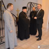 Архиепископ Артемий провел встречу с Послом Чешской Республики в Республике Беларусь