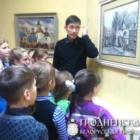 Дети агрогородка Верейки посетили выставку «Духовное наследие Волковыщины»