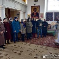 В храме деревни Горностаевичи прошла беседа на тему «Православная книга»