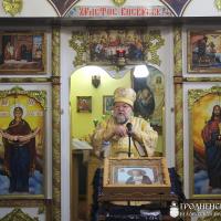 Архиепископ Артемий совершил литургию в храме исправительной колонии №11 города Волковыска