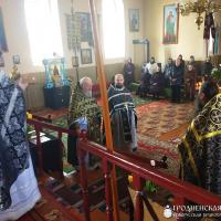 Соборное богослужение духовенства Свислочского благочиния в храме деревни Новый Двор