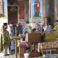 Соборное богослужение Берестовицкого благочиния в храме деревни Олекшицы
