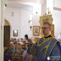 Архиепископ Артемий совершил литургию в храме в честь Благовещения Пресвятой Богородицы города Волковыска